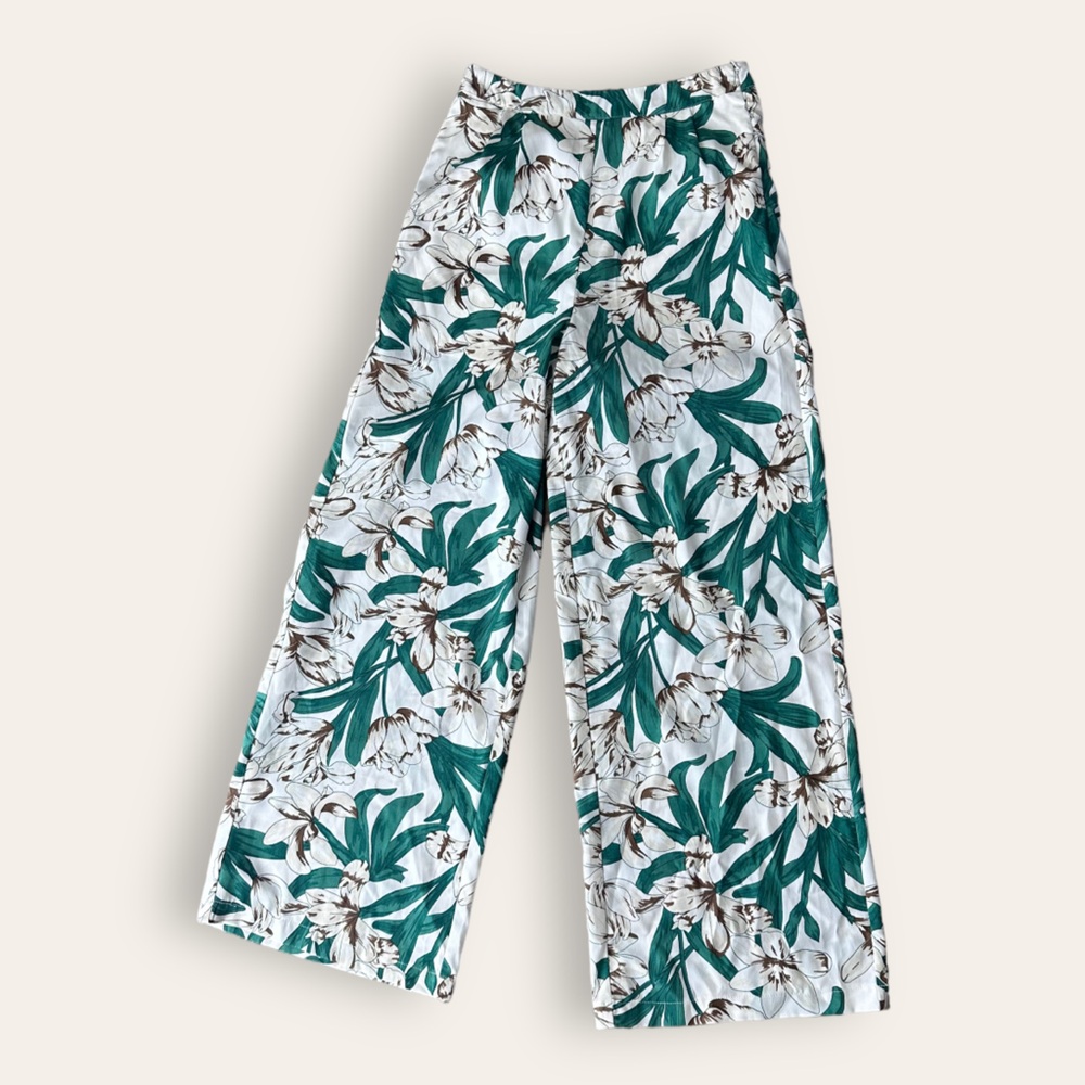 blu pepper tropical floral pants